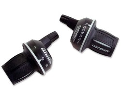 Växelreglage SRAM MRX Comp höger twister 6 växlar svart/vit