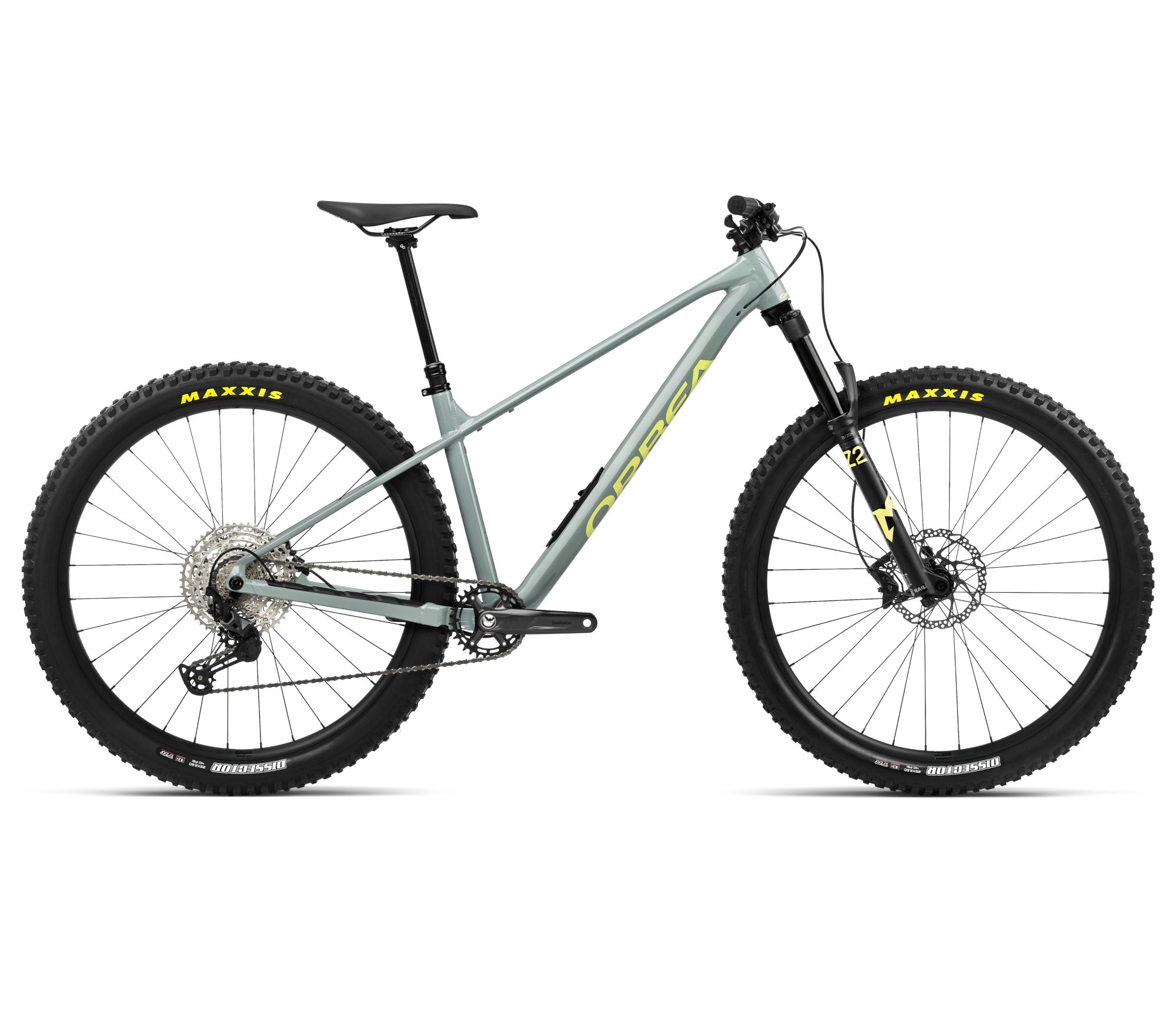Hardtail MTB Orbea Laufey H10 Blue Stone -Spicy Lime Gloss s 2024