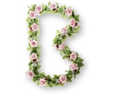 Girlang Basil 130 cm rosa/Rosor