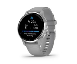 Smartwatch Garmin Venu 2 Plus AMOLED silver/grå
