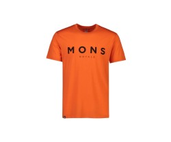 Tröja Mons Royal Wool Mens Icon T-Shirt Orange