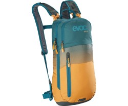 Ryggsäck Evoc CC 6 l med 2 l vätskebehållare blå/orange
