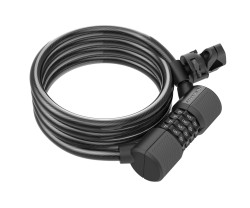 Vajerlås Syncros Masset Coil Cable Combination Lock svart
