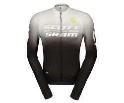 Cykeltröja Scott Herr RC Scott-SRAM Pro LS svart/vit