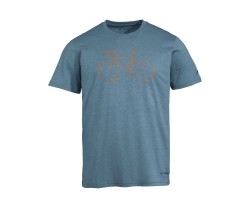 T-Shirt Vaude Men's Cyclist T-Shirt V blå/grå
