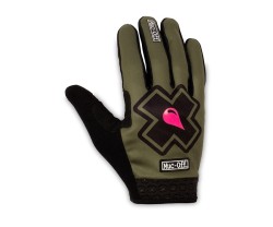 Handskar MUC-OFF Riders Gloves Green/Pink