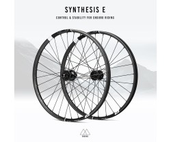 Crankbrothers Hjulset 275" Synthesis E 11/12 Speed XD 6-bult 15x110/12x148 mm Carbon TLR svart