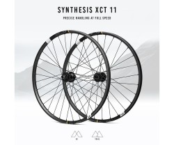 Crankbrothers Hjulset 29" Synthesis XCT11 11/12 Speed XD 6-bult 15x110/12x148 mm Carbon TLR svart