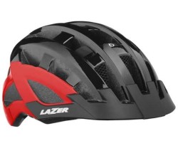 Cykelhjälm Lazer Compact DLX MIPS svart/röd