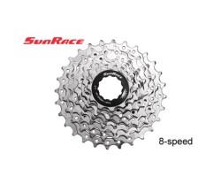 Kassett Sunrace CSR86 8 växlar Shimano 12-25T silver