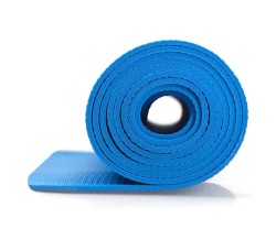 Träningsmatta Master Fitness Yogamatta 4 mm Blå