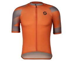 Cykeltröja Scott RC Premium Climber SS braze orange/dark grey