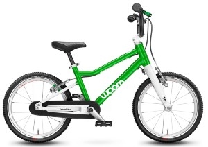 Cykel 5 åring - Barncykel Woom Original 3 16” Grön